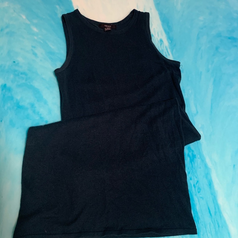 Forever 21 olive green dress